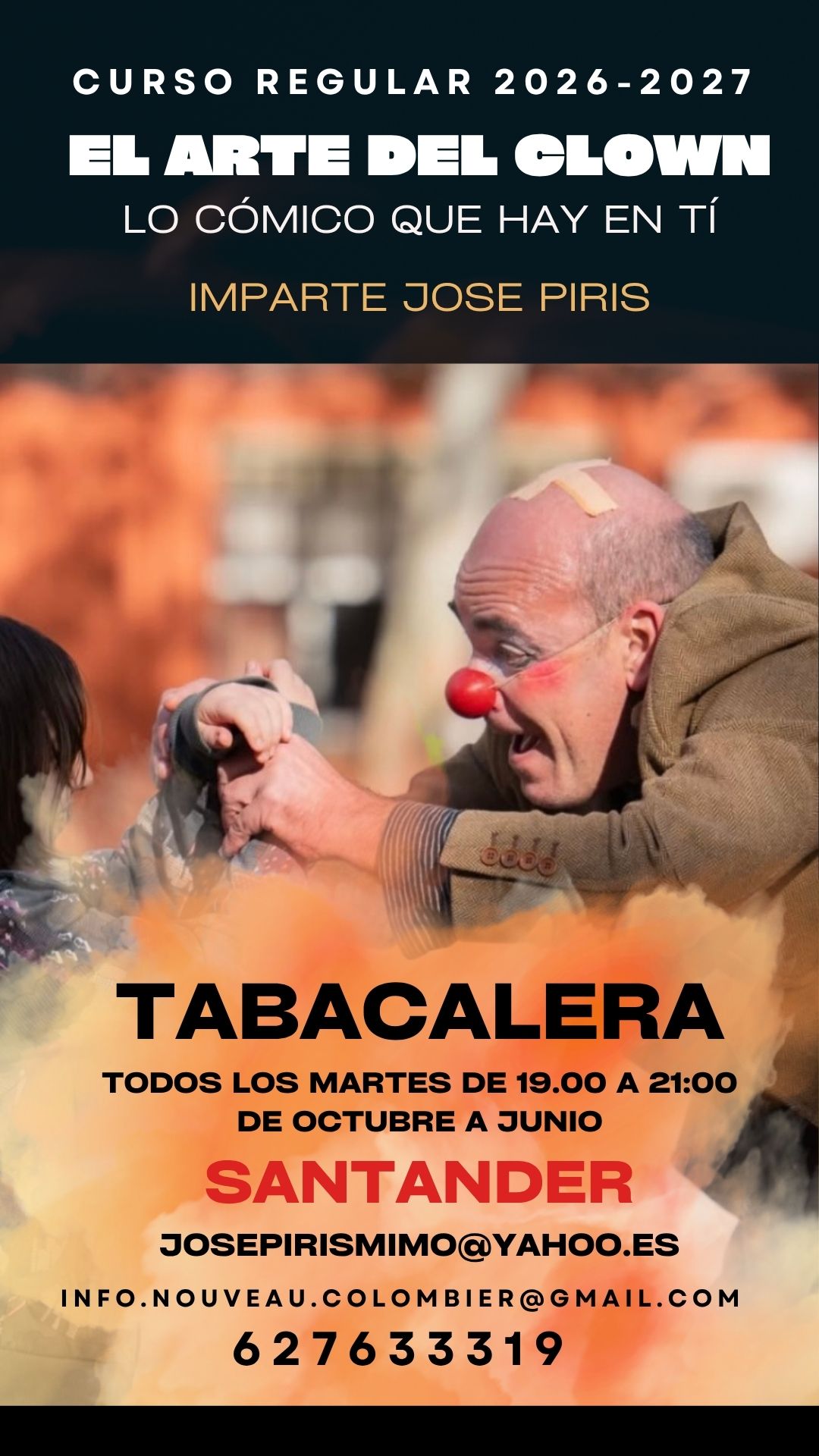 Clown en Tabacalera